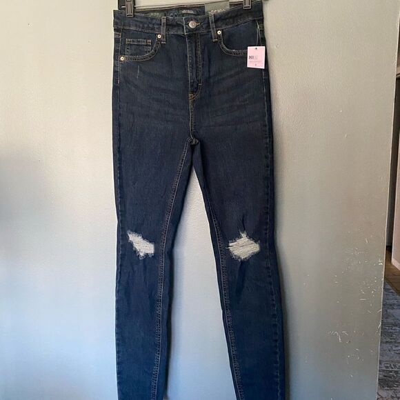 Wild Fable Distressed Highest Rise Skinny Jeans 6 - Picture 1 of 10
